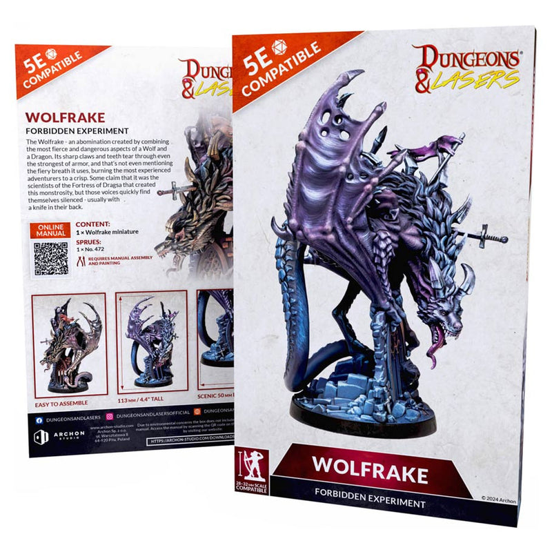 Archon Studio Dungeons & Lasers Deuslair Wolfrake Miniature