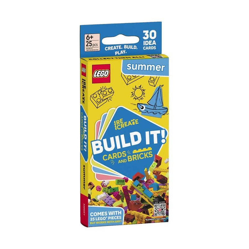 LEGO Recreate Summer Activity Cards - 30+ Cards & 25 Pieces