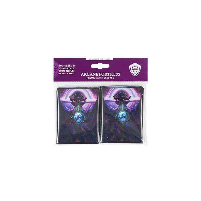 Arcane Fortress Year of the Dragon Cosmic Genesis Matte Sleeves (100 Count)