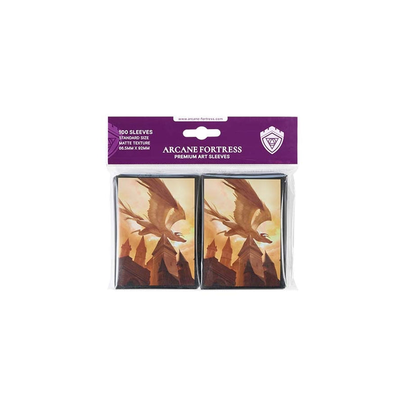 Arcane Fortress Year of the Dragon Divine Protection Matte Sleeves (100 Count)