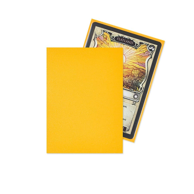 Arcane Fortress Dynasty Collection Matte Sleeves (105 Count) - Sun Gold