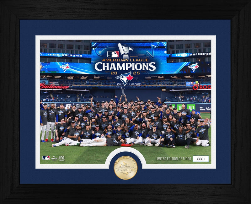 Highland Mint Toronto Blue Jays 2025 American League Champions Bronze Coin Photo Mint - Limited Edition /5,000