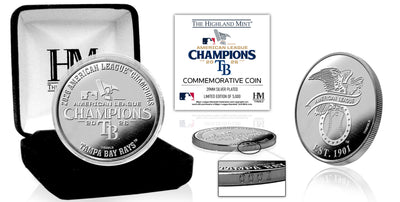 Highland Mint Tampa Bay Rays 2026 AL Champions Silver Coin - Limited Edition /5,000