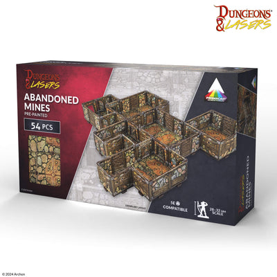 Archon Studio Dungeons & Lasers Abandoned Mines Pre-Painted Terrain