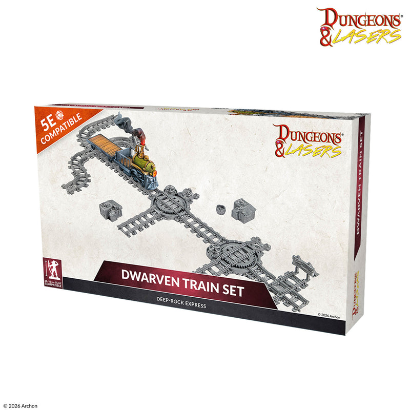 Archon Studio Dungeons & Lasers Dwarven Train Set