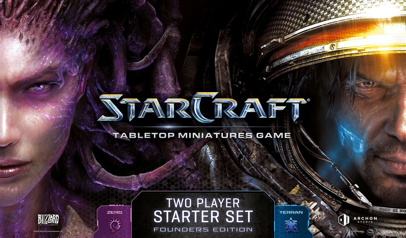 StarCraft Tabletop Miniatures Game Two-Player Starter Set Founders Edition