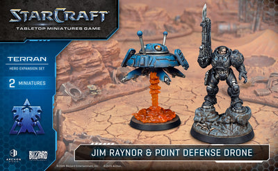 StarCraft TMG Terran Jim Raynor & Point Defense Drone Hero Expansion Set