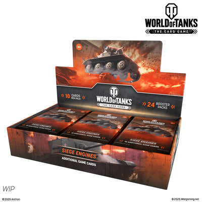 World of Tanks: The Card Game Siege Engines Booster Display