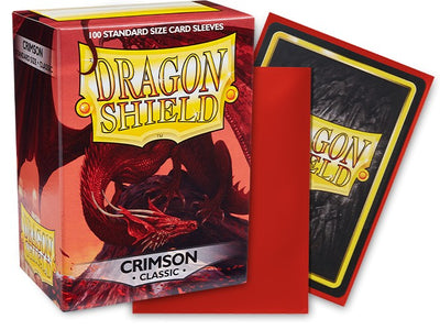 Dragon Shield Standard Classic Crimson 100ct Sleeves