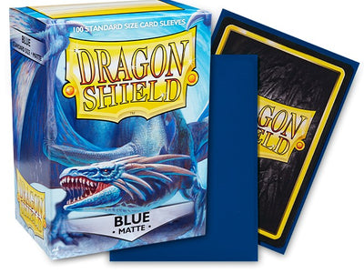 Dragon Shield Standard Matte Blue Sleeves 100 Count