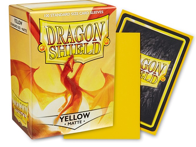 Dragon Shield Sleeves: Standard Matte - Yellow 100CT