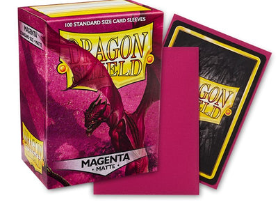 Dragon Shield Standard Matte Magenta Sleeves 100ct