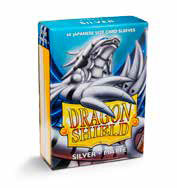 Dragon Shield Japanese Matte Silver Sleeves 60ct