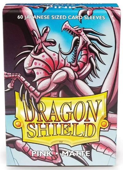 Dragon Shield Japanese Matte Pink Sleeves 60ct