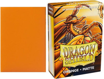 Dragon Shield Japanese Matte Orange Sleeves 60CT