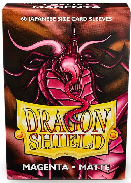 Dragon Shield Sleeves: Japanese Matte - Magenta 60CT