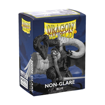 Dragon Shield Standard Matte Non-Glare Blue Sleeves 100 Count