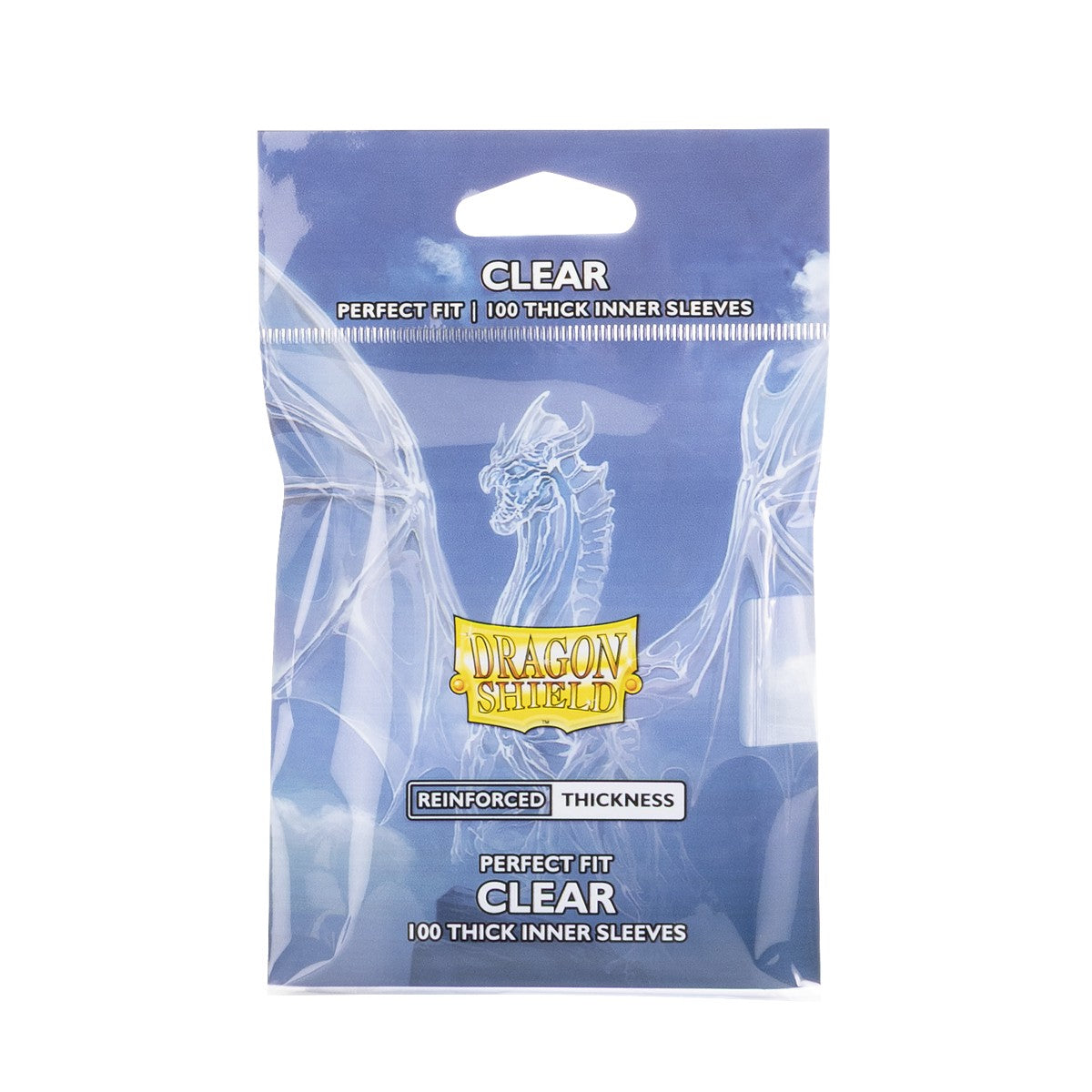 Dragon Shield Sleeves: Perfect Fit Standard Thick Inner - Clear 100CT