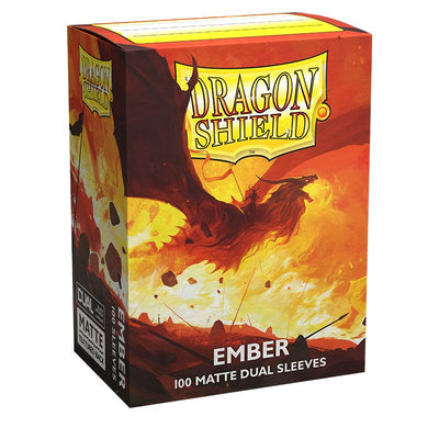 Dragon Shield Standard Matte Dual Ember Sleeves 100ct