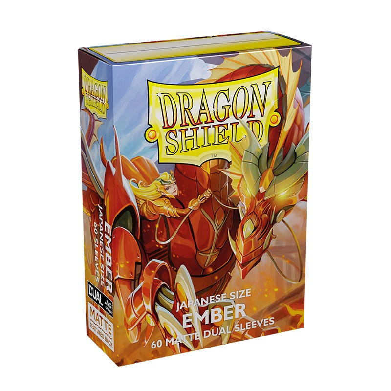 Dragon Shield Sleeves: Japanese Matte Dual - Ember 60CT
