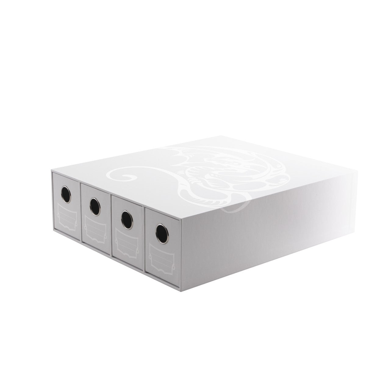 Dragon Shield Storage: Fortress Card Drawers Horizonal 4 - White