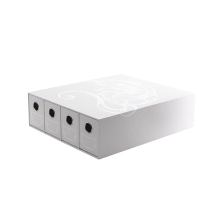 Dragon Shield Fortress 4-Card Drawers Horizontal White