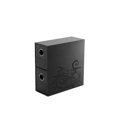 Dragon Shield Fortress 2-Card Drawers Vertical Black
