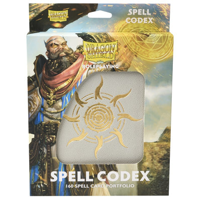 Dragon Shield Spell Codex Ashen White
