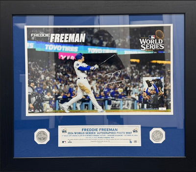Highland Mint Freddie Freeman 2024 World Series Walk Off Grand Slam & MVP Silver Coin Photo Mint - Limited Edition /55