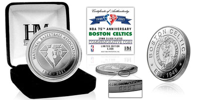 Highland Mint Boston Celtics NBA 75th Anniversary Silver Mint Coin - Limited Edition /5,000