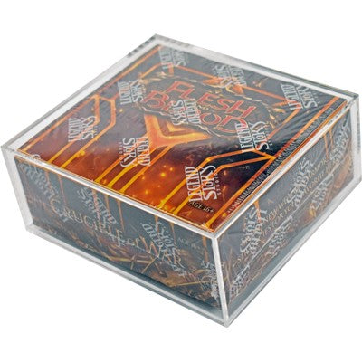 Bearish Sliding Pane Acrylic Case Flesh and Blood Expansion Display Belgium Foil Packs
