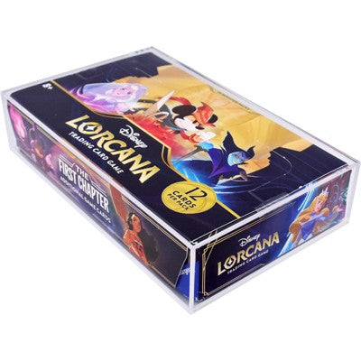 Bearish Lorcana Non-Shrink-Wrapped Booster Display Acrylic Case