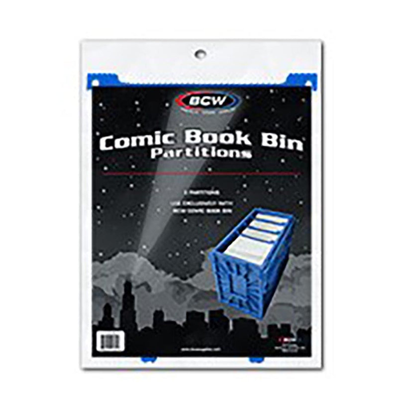 BCW Comic Book Bin Partitions (3 Count) - Blue