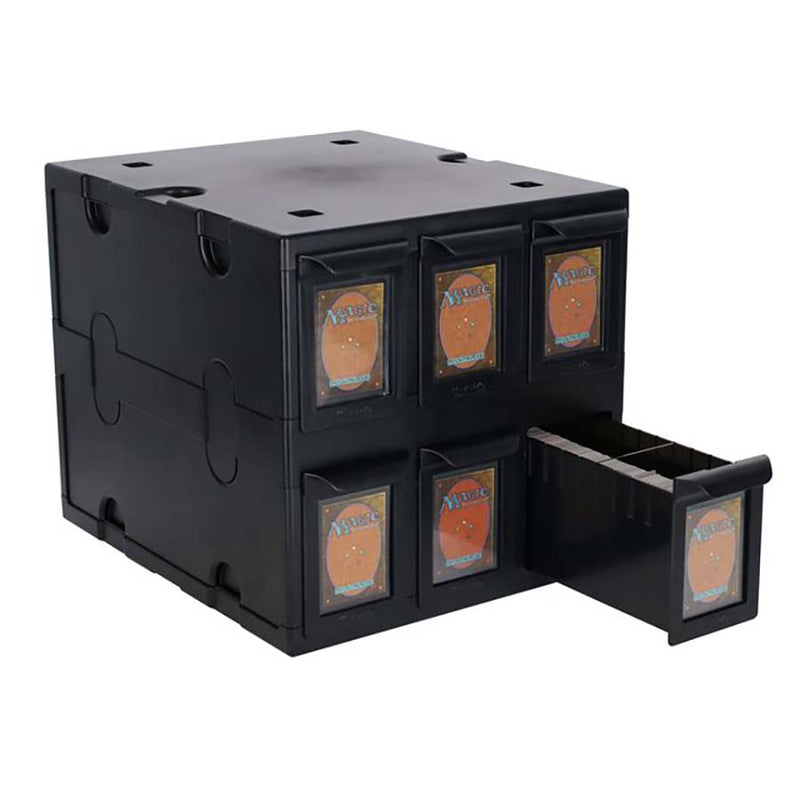 BCW Six Drawer Card Catalog - Black