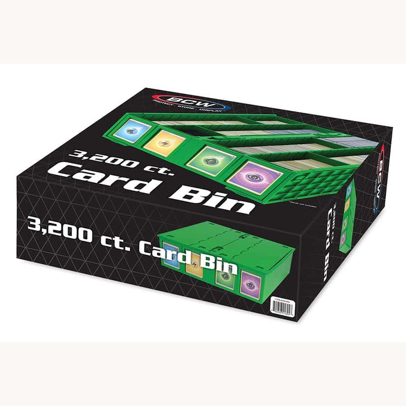 BCW Collectible Card Bin (3200 Count) - Green