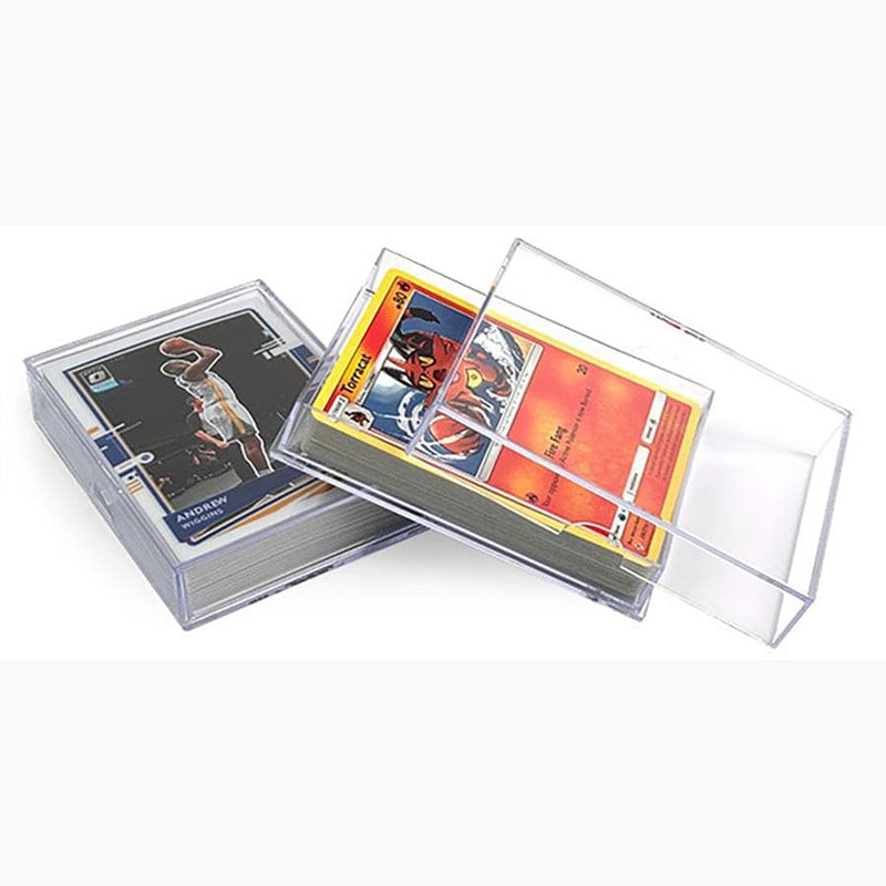 BCW 35-Count 2-Piece Slider Box (2 Pack) - Clear