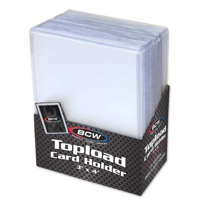BCW 3x4 Standard Topload Card Holder (25 Count)