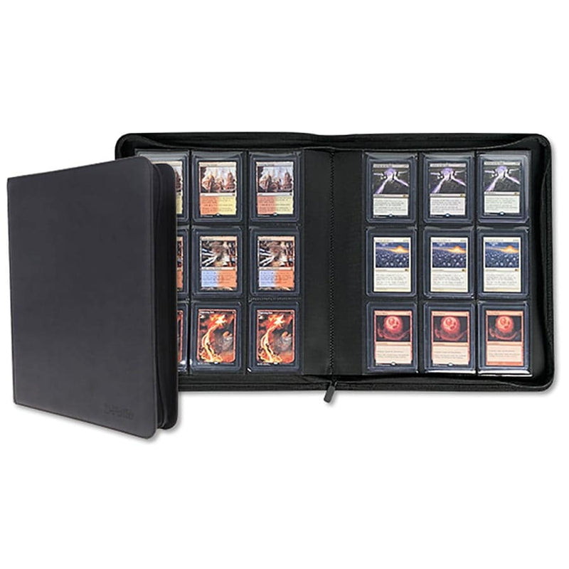 BCW Supplies Z-Folio 9-Pocket LX Album for Toploaders - Black