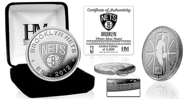 Highland Mint Brooklyn Nets Silver Coin - Limited Edition /5,000