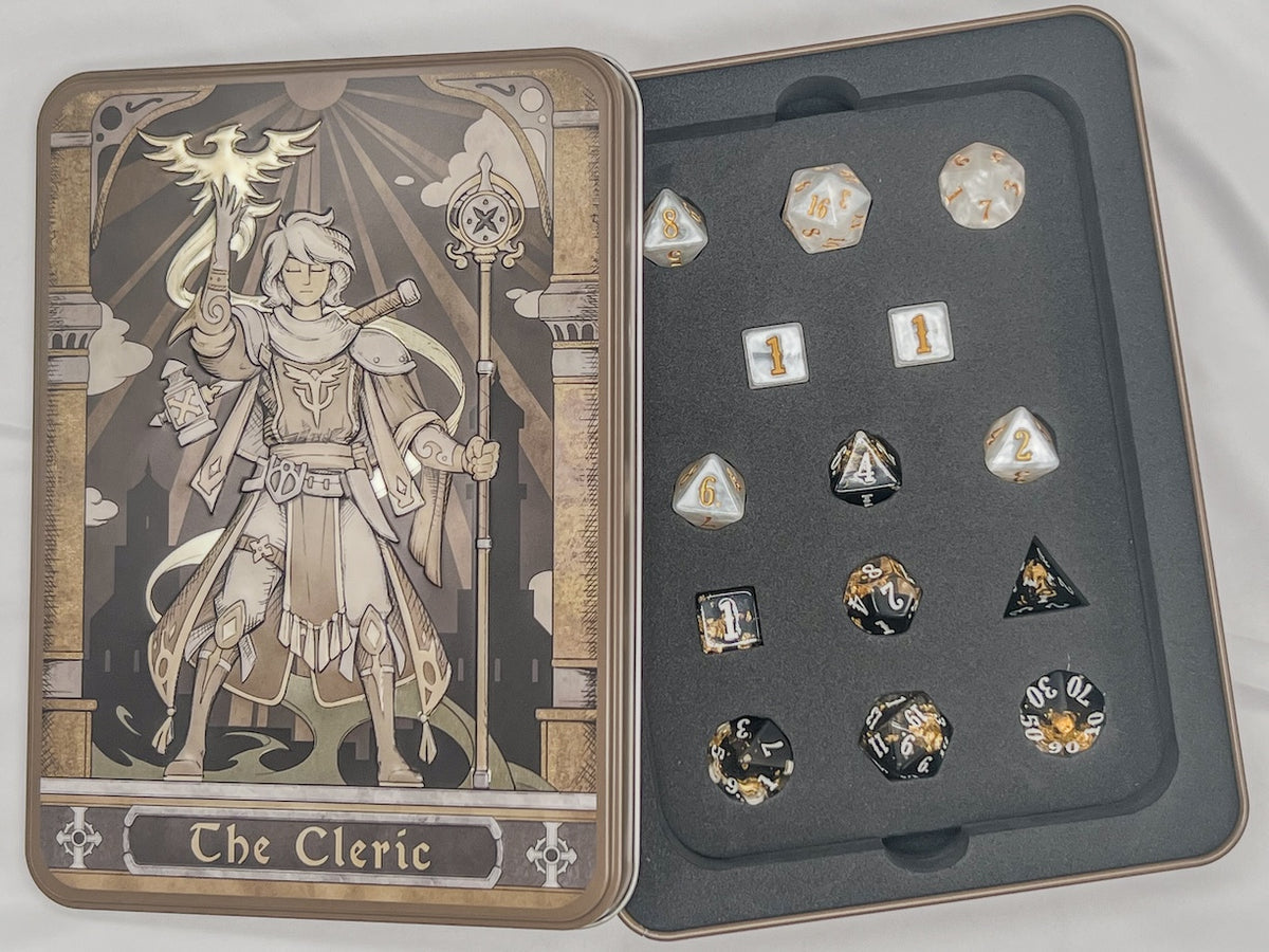 Beadle & Grimm's: Epic Resin - Cleric Polyhedral Dice Set