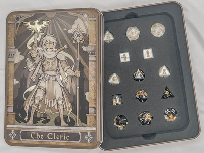 Beadle & Grimm's Epic Resin Cleric Polyhedral Dice Set