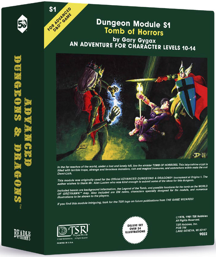 Beadle & Grimm's: D&D Classic Module - Tomb of Horrors Polyhedral Dice Set