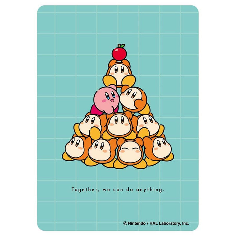 Ensky Kirby Play With Waddle Dee Card Sleeves (65 Count) - Combine Our Strength