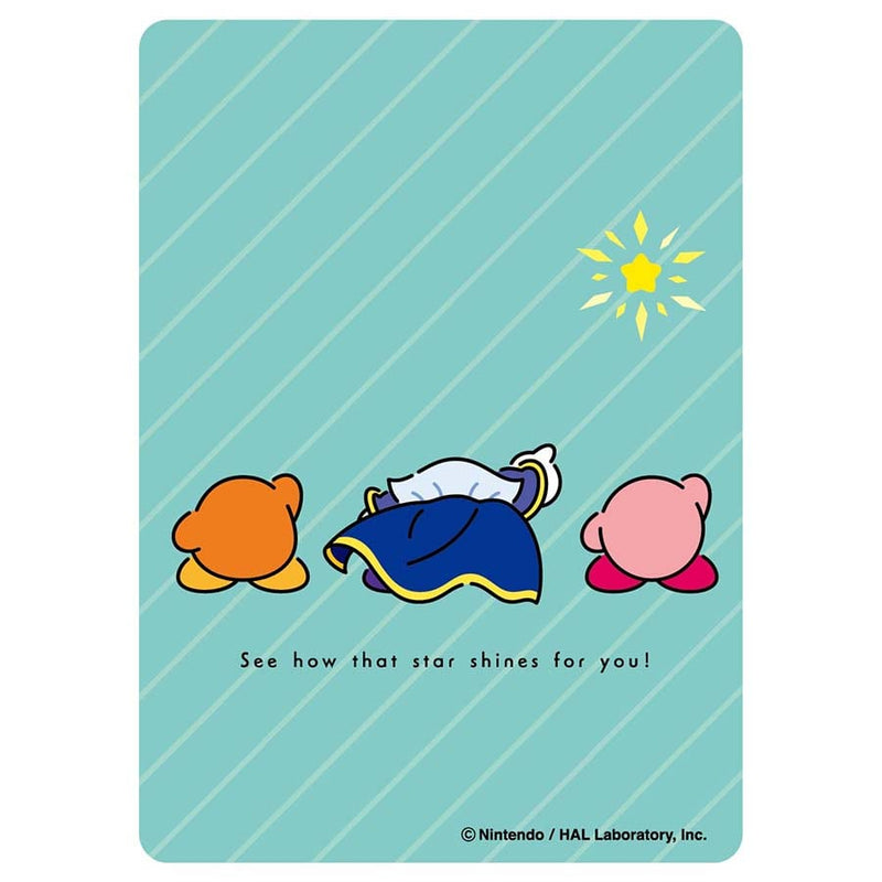 Ensky Kirby Play With Waddle Dee Card Sleeves - Number One (65 Count)