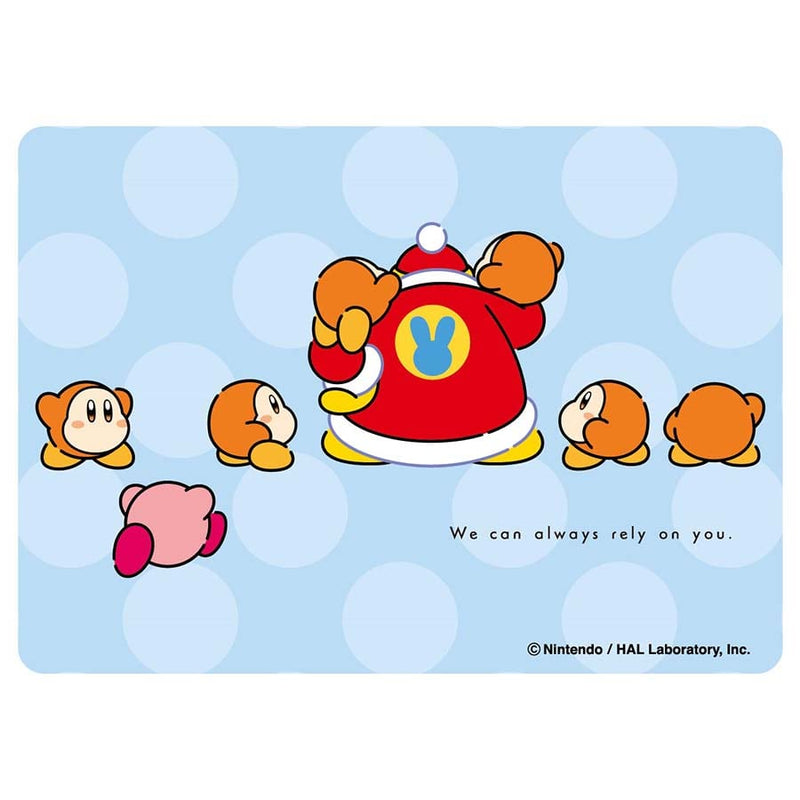Ensky Kirby Play With Waddle Dee Card Sleeves (65 Count) - I'm Leaning On You