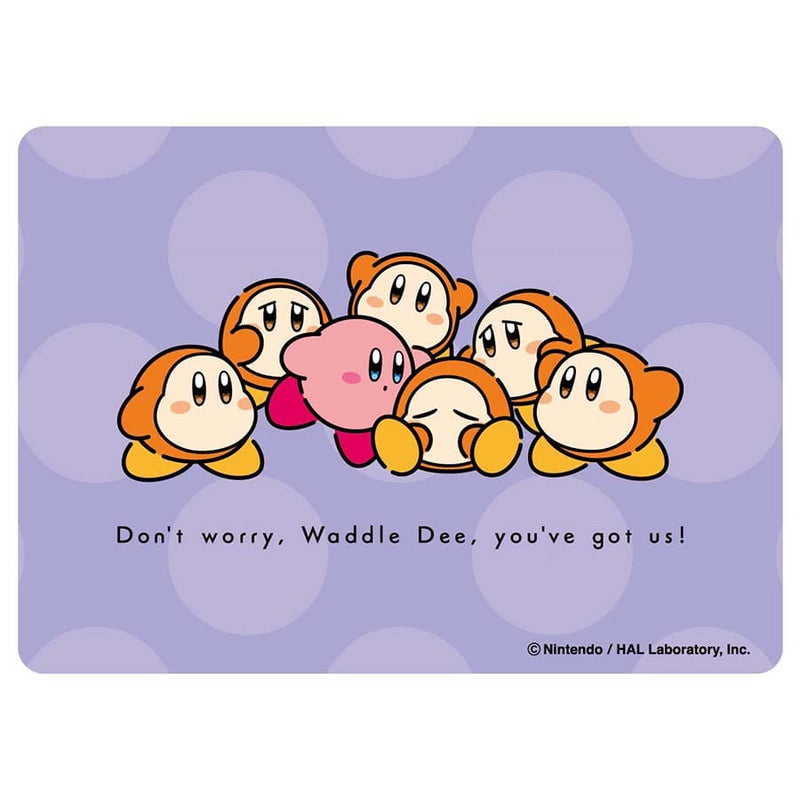 Ensky Kirby Play With Waddle Dee Card Sleeves - It's Okay (65 Count)