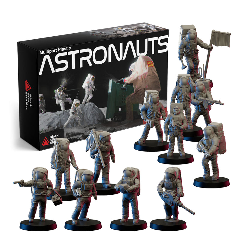 Black Site Studios Lunar Multipart Plastic Astronauts (20 Miniatures)