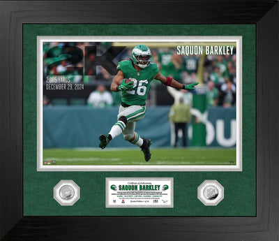 Highland Mint Saquon Barkley 2005 Yard Season Silver Coin Photo Mint - Limited Edition /50