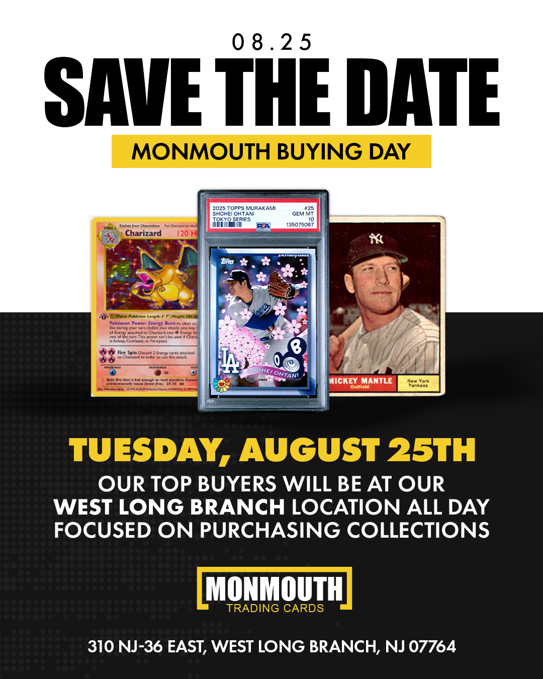 Monmouth Buying Day - West Long Branch, NJ Buying Event