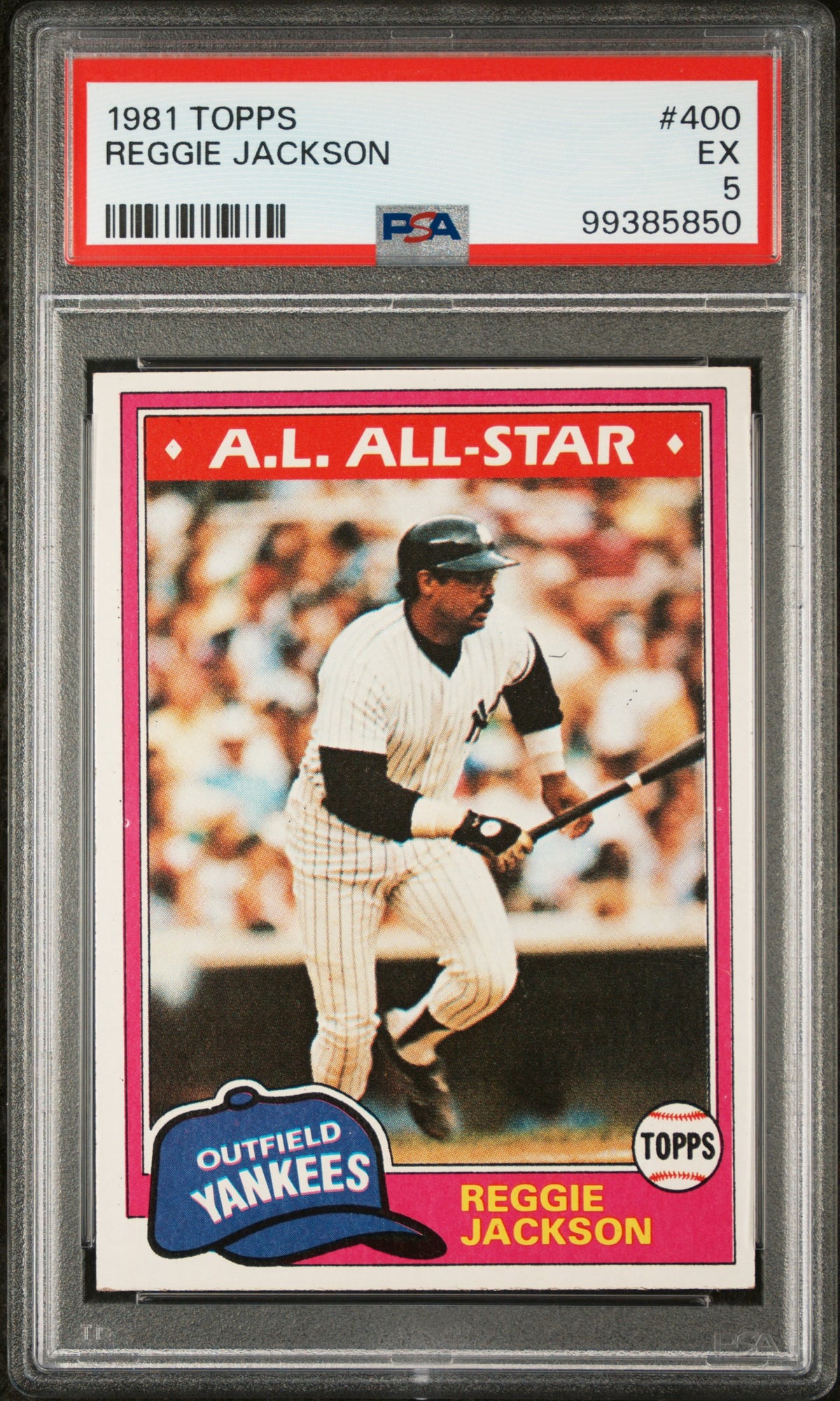 1981 Topps Reggie Jackson #400 PSA 5